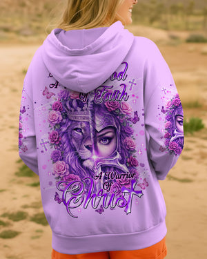 A Child Of God A Woman Of Faith Lion Warrior Women's All Over Print Shirt - Tlnt1601261