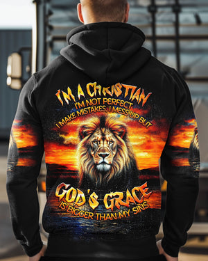 God's Grace Is Bigger Than My Sins Lion Men's All Over Print Shirt - Tlnt1609254