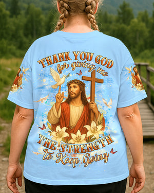 Thank You God Women's All Over Print Shirt - Yhlt0608254