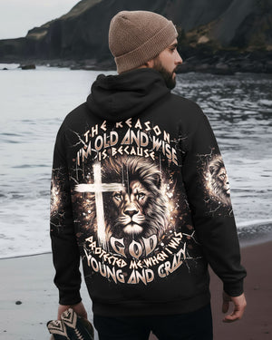 The Reason I’m Old And Wise Lion Men's All Over Print Shirt - Tlnt0711251