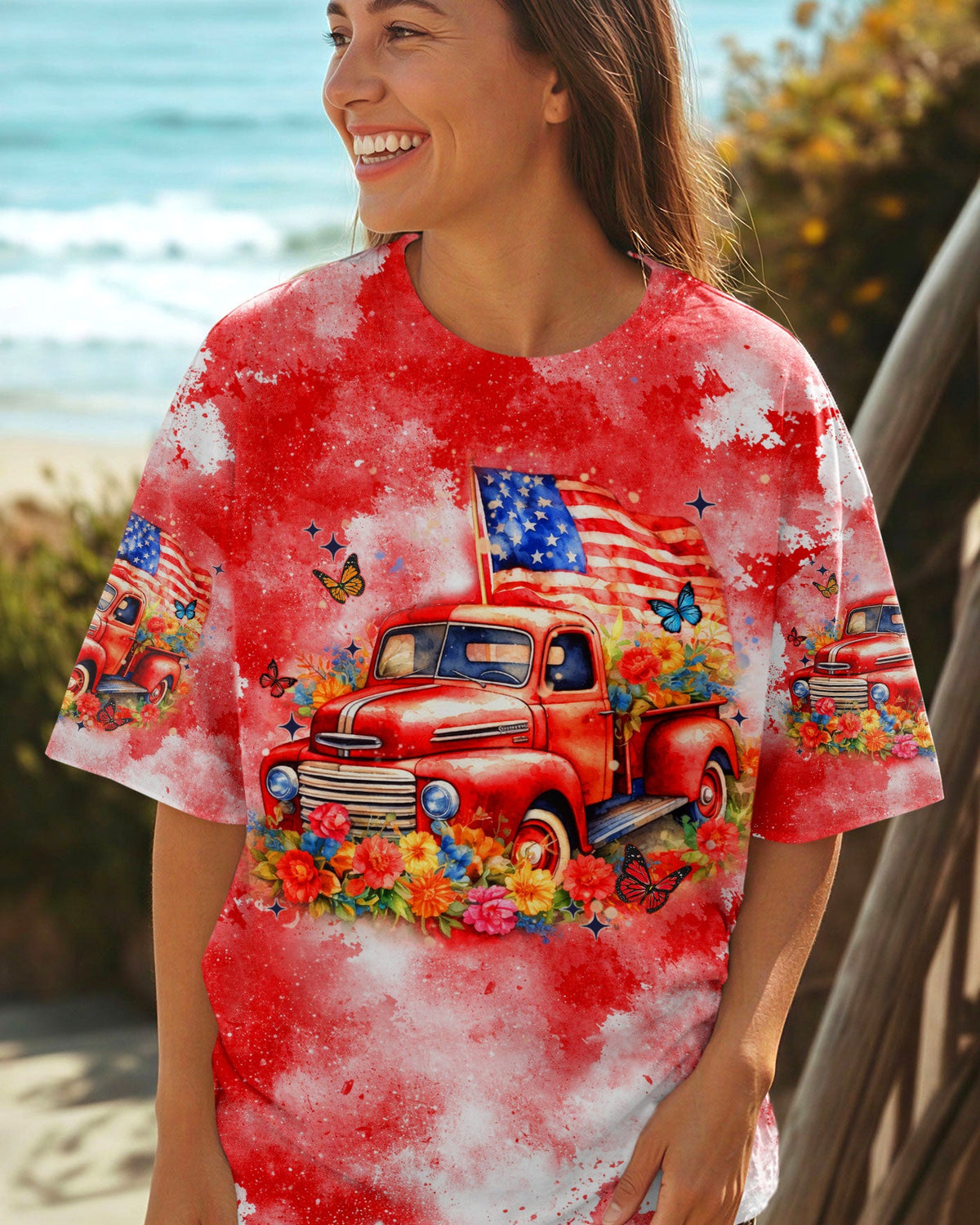 Jesus Take The Wheel Women's All Over Print Shirt - Tlhn1704262