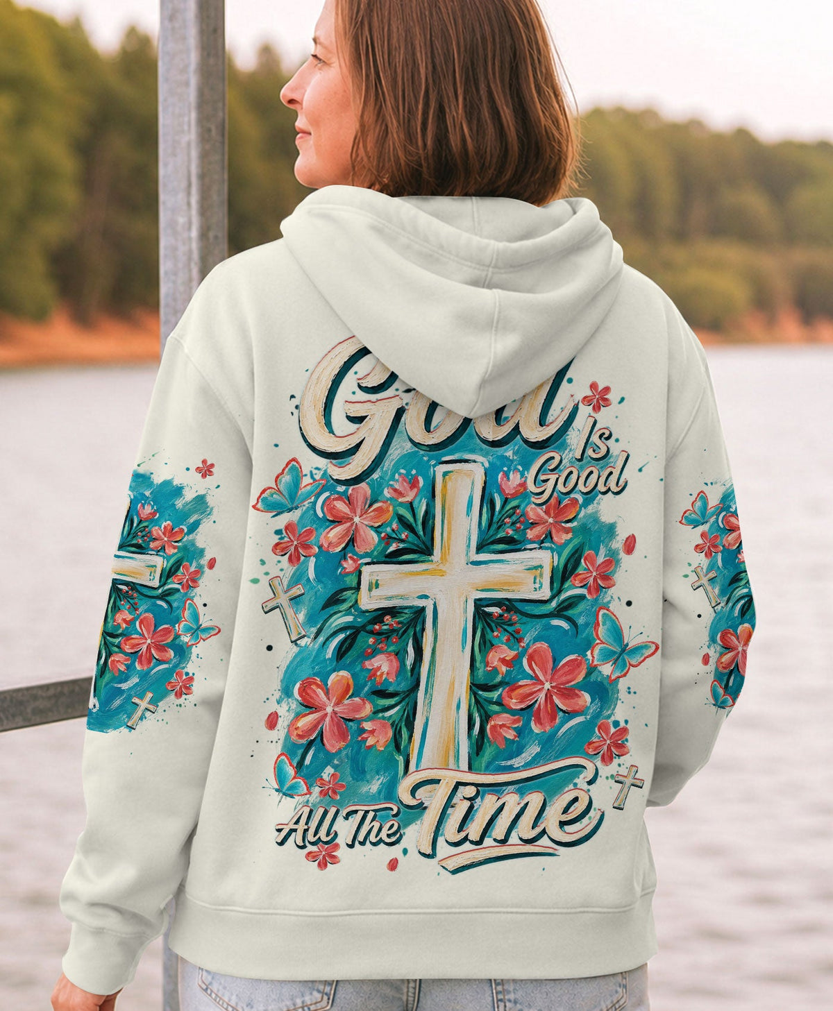 God Is Good All The Time Women's All Over Print Shirt - Tlhn1007262
