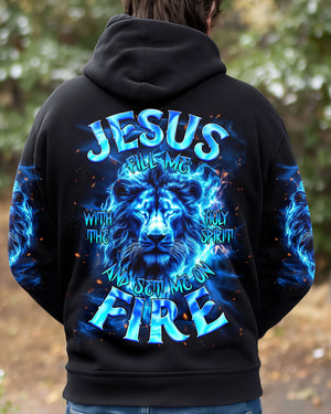 Jesus Fill Me With The Holy Spirit Lion Men's All Over Print Shirt - Tlnt0610252
