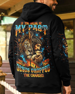 Jesus Dropped The Charges Lion Jesus Men's All Over Print Shirt - Tlnt1505263