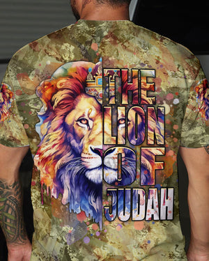 Jesus Lion of Judah Christian Men's All Over Print Shirt - Yhhn2006243
