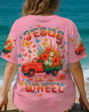 Jesus Take The Wheel Women's All Over Print Shirt - Tltw1504254