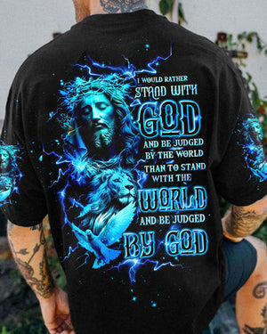 I Would Rather Stand With God Men's All Over Print Shirt - Tltw2006244