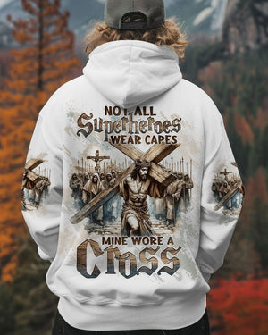Not All Superheroes Wear Capes Mine Wore A Cross Men's All Over Print Shirt - Tltw0511244