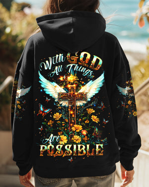With God All Things Are Possible Women's All Over Print Shirt - Tltw0910244
