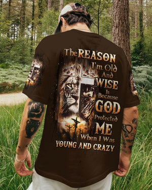 The Reason I’m Old And Wise Lion Men's All Over Print Shirt - Tltw0412251