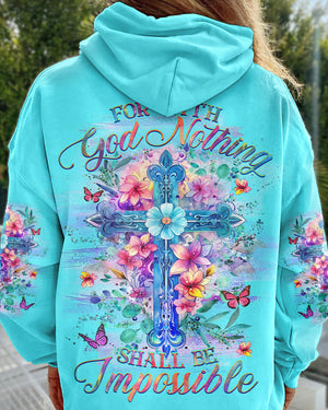 For With God Nothing Shall Be Impossible Women's All Over Print Shirt - Yhhg2909231