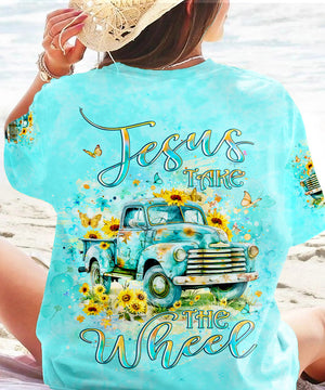 Jesus Take The Wheel Women's All Over Print Shirt - Yhlt2304243