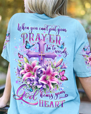 God Hears Your Heart Women's All Over Print Shirt - Yhlt1907244