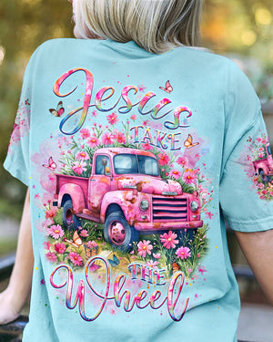 Jesus Take The Wheel Women's All Over Print Shirt - Yhlt2407243