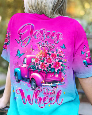 Jesus Take The Wheel Women's All Over Print Shirt - Yhlt1103254
