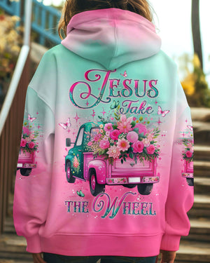 Jesus Take The Wheel Women's All Over Print Shirt - Yhlt1902252