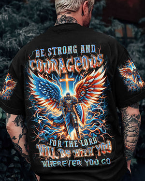 Be Strong And Courageous Men's All Over Print Shirt - Yhln0205242