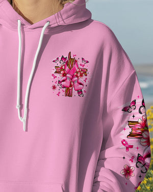 In October We Wear Pink Breast Cancer Awareness Women's All Over Print Shirt - Tltr1108253