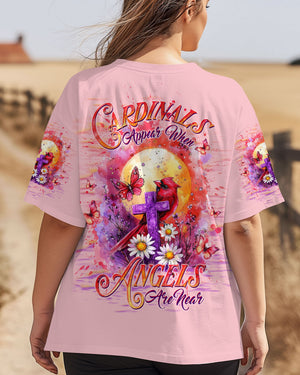 Cardinals Appear When Angels Are Near Women's All Over Print Shirt - Tltw0603254