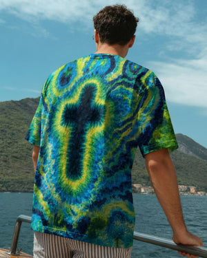 Cross Swirl Men's All Over Print Shirt - Tltw3012252