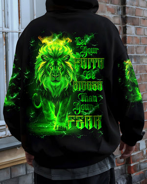 Let Your Faith Be Bigger Than Your Fear Lion Men's All Over Print Shirt - Tltw2808253