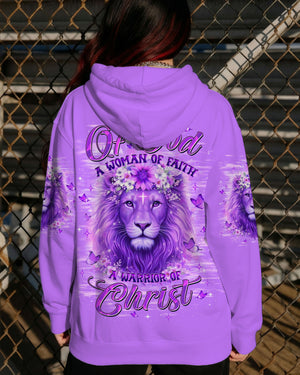 A Child Of God A Woman Of Faith Lion Women's All Over Print Shirt - Tltw2701263
