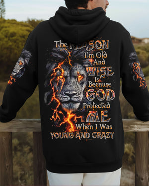 The Reason I’m Old And Wise Lion Men's All Over Print Shirt - Tltw0902261