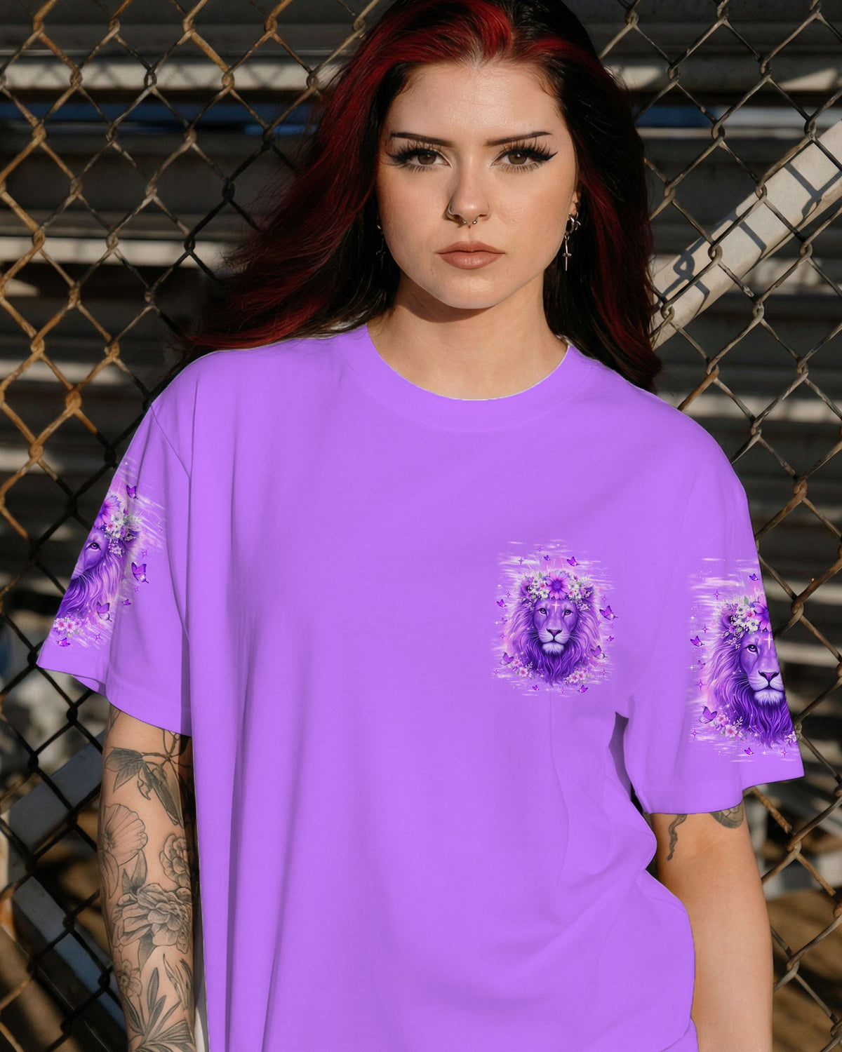 A Child Of God A Woman Of Faith Lion Women's All Over Print Shirt - Tltw2701263