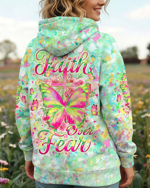 Faith Over Fear Women's All Over Print Shirt - Yhlt0801262