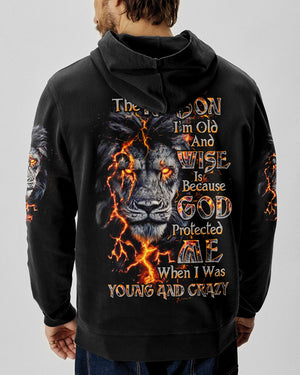 The Reason I’m Old And Wise Lion Men's All Over Print Shirt - Tltw0902261