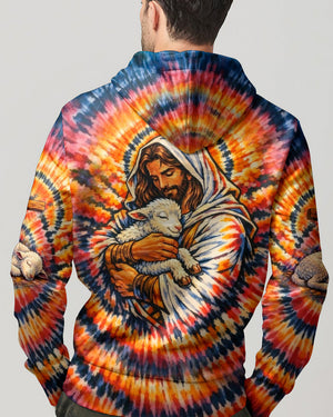 God And Lamb Swirl Men's All Over Print Shirt - Tlhn0503261