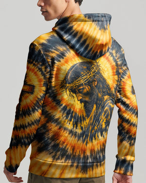 Jesus Halo Of Faith Black & Yellow Swirl Men's All Over Print Shirt - Tltw0602263