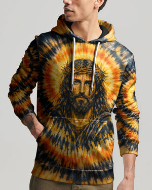 Jesus Halo Of Faith Black & Yellow Swirl Men's All Over Print Shirt - Tltw0602263