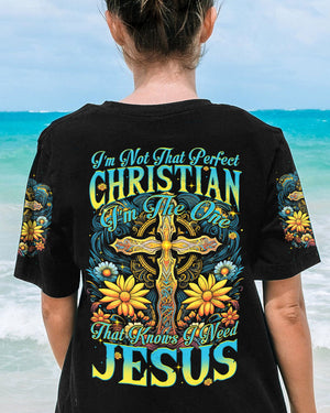 I'm Not That Perfect Christian Women's All Over Print Shirt - Tytm2706232
