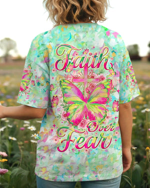 Faith Over Fear Women's All Over Print Shirt - Yhlt0801262