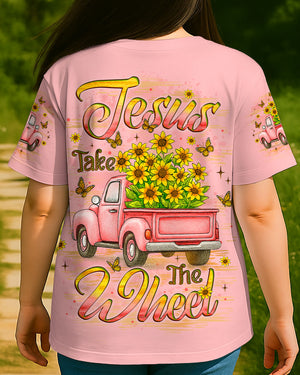 Jesus Take The Wheel Women's All Over Print Shirt - Yhlt1010252