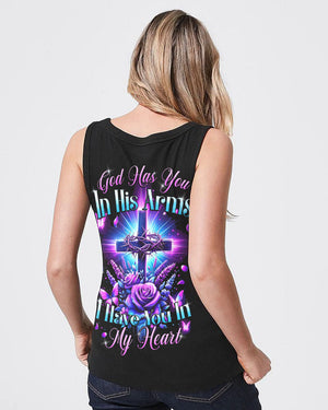 God Has You In His Arms Women's All Over Print Shirt - Tytd2712231