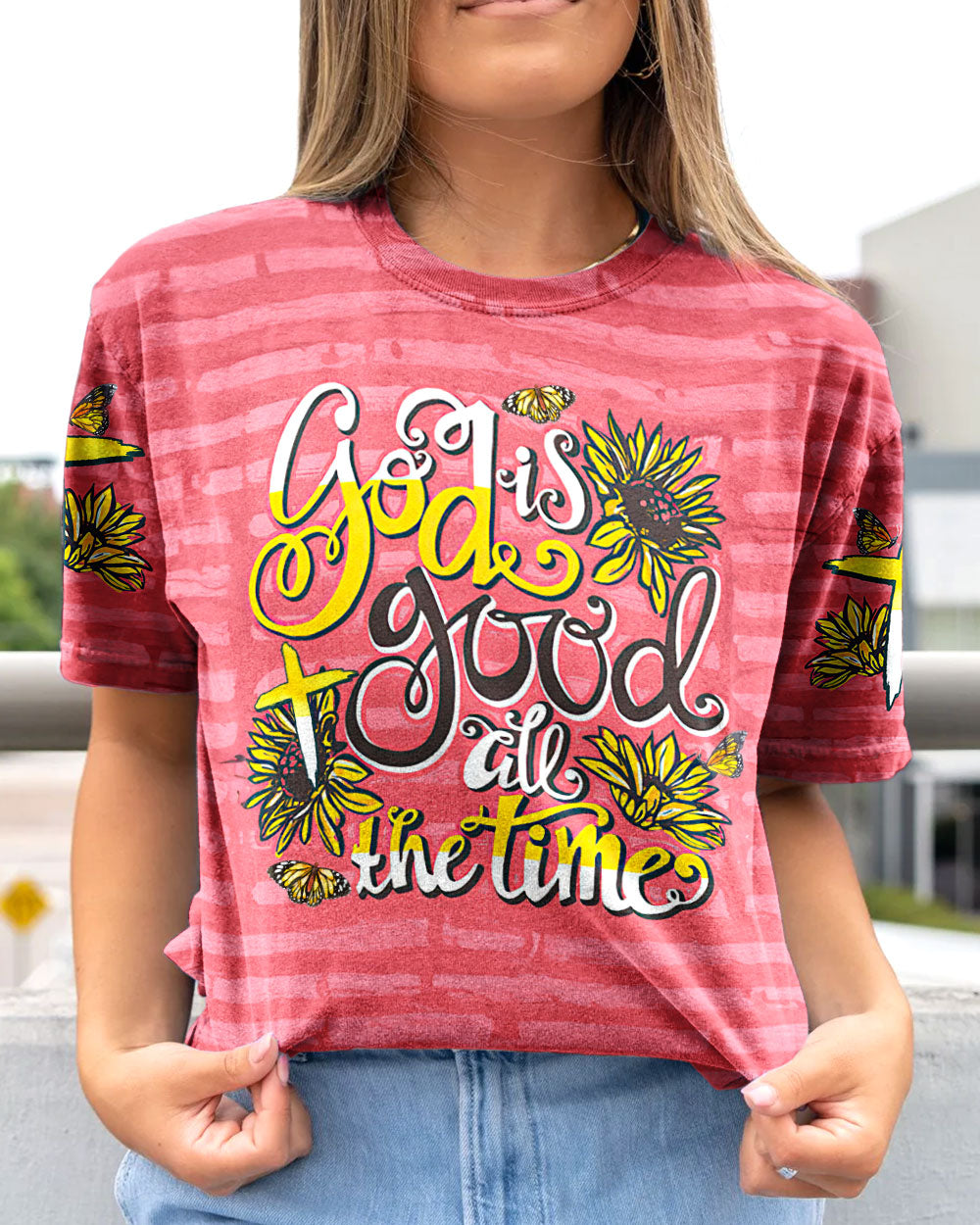 God Is Good All The Time Women's All Over Print Shirt - Tytm0307233
