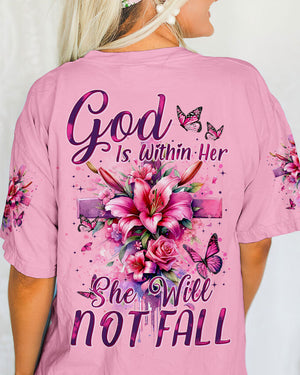 She Will Not Fall Women's All Over Print Shirt - Tytm0401243