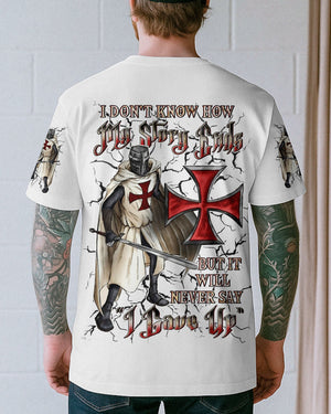 I Don't Know How My Story Ends Warrior Men's All Over Print Shirt - Yhln1707253