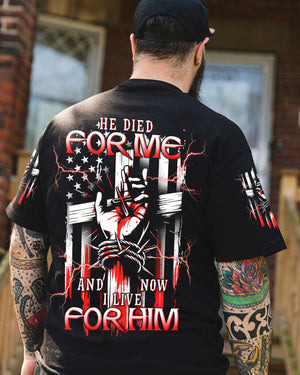 He Died For Me Men's All Over Print Shirt - Tlnt0702254