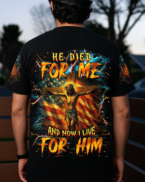 He Died For Me Men's All Over Print Shirt - Tlnt1905252