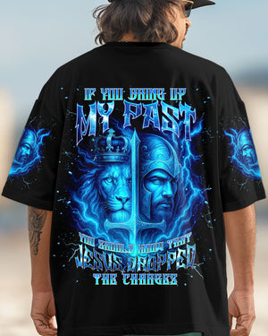 Jesus Dropped The Charges Lion Warrior Men's All Over Print Shirt - Tlnt2606252