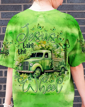 Jesus Take The Wheel Women's All Over Print Shirt - Tytm0501243