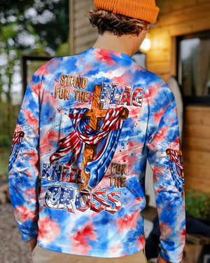 Stand For The Flag Kneel For The Cross Men's All Over Print Shirt - Tlhg0306263