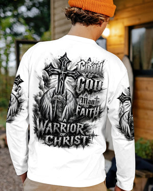 A Warrior Of Christ Men's All Over Print Shirt - Tltw0406262