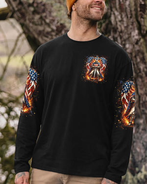 A Warrior Of Christ Wings Men's All Over Print Shirt - Tlhn1603261