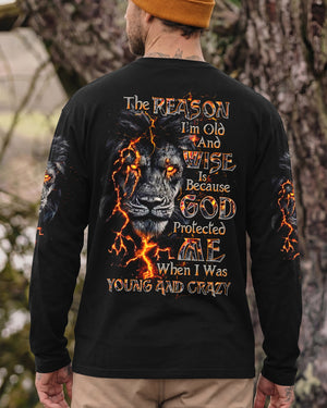 The Reason I’m Old And Wise Lion Men's All Over Print Shirt - Tltw0902261