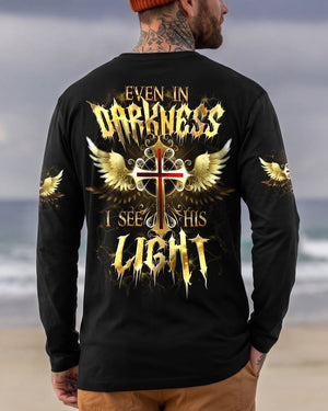 Even In Darkness I See His Light Men's All Over Print Shirt - Tytd0902263