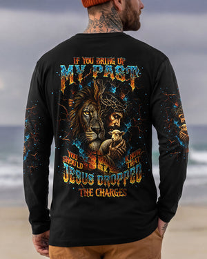 Jesus Dropped The Charges Lion Jesus Men's All Over Print Shirt - Tlnt1505263